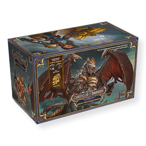 Chronicles of Drunagor: Age of Darkness – Rise of The Undead Dragon Expansion – Reprint | Cooperative dungeon crawler, Campaign gameplay, Miniatures included, Fantasy adventure, Ages 14+, Standalone game