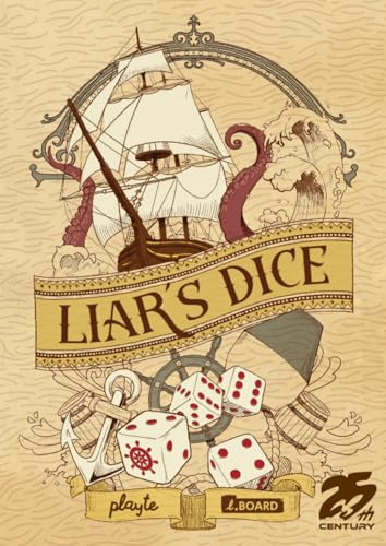 25th Century Games Liar’s Dice Game – Fast-Paced Bluffing Dice Game for 2–6 Players, Ages 8