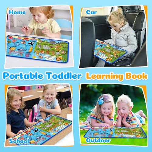 Animal Felt Flannel Board, Felt Story learning Board for Toddlers, Classroom,Preschool,Kiddie Corner, Interactive Learning Activities, Educational Flannel Toy for Toddlers 3+, Gifts for Kids