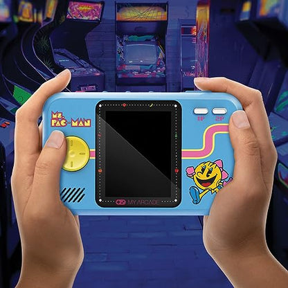 My Arcade Ms. Pac-Man Pocket Player: Portable Retro Game, 2.8" Screen | Birthday Gifts, Classic Arcade Games, Pacman Toys, Gifts for Her - style: Ms Pacman