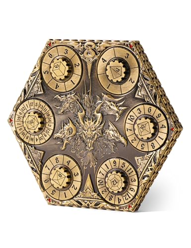 D&D Dice Set,7PCS Metal Dice for Dungeons and Dragons,Mini Dice Set with Pocket Watch Case,Role Playing Board Games Accessories (Dragon, Gold-S) - color: S-gold, style: Dragon