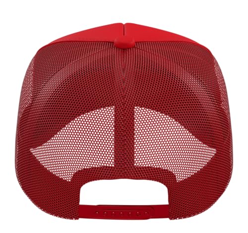 Escape Room Game Lockpicking Puzzle Room Exit Game Trucker Hat with Adjustable Mesh Back - color: Red