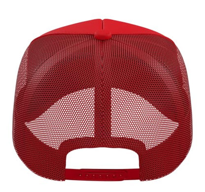 Escape Room Game Lockpicking Puzzle Room Exit Game Trucker Hat with Adjustable Mesh Back - color: Red