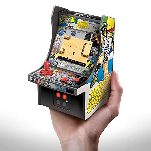 My Arcade Micro Player Mini Arcade Machine: Heavy Barrel Video Game, Fully Playable, 6.75 Inch Collectible, Color Display, Speaker, Volume Buttons, Headphone Jack - Electronic Games,DGUNL-3205 - style: Heavy Barrel