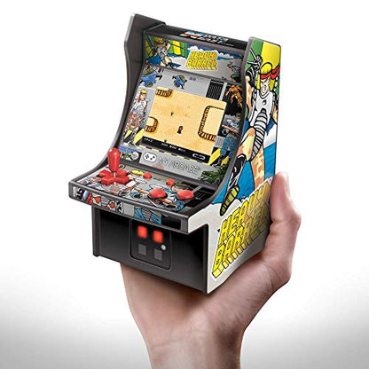 My Arcade Micro Player Mini Arcade Machine: Heavy Barrel Video Game, Fully Playable, 6.75 Inch Collectible, Color Display, Speaker, Volume Buttons, Headphone Jack - Electronic Games,DGUNL-3205 - style: Heavy Barrel