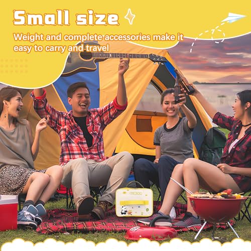 Chinese Small Mahjong Set, 144 Numbered Melamine 1.17" Size Tiles(Yellow) and 8 Blank Tiles, with Carrying Travel Bag, English Instruction, Mahjong Mat, Pro Complete Mahjongg Game Set (Majiang) - color: Yellow, size: 1.17 in