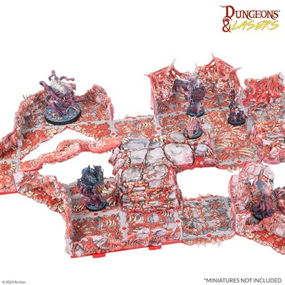 Dungeons & Lasers: PrismaCast Pre-Painted Terrain - BELLY OF THE BEAST: PRE-PAINTED