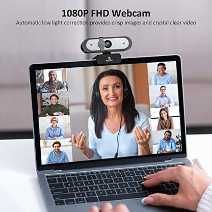 NexiGo N660P 1080P 60FPS Webcam with Software Control, Dual Microphone & Cover, Autofocus, HD USB Computer Web Camera, for OBS/Gaming/Zoom/Skype/FaceTime/Teams/Twitch - size: Small