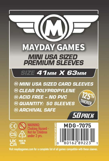 Mayday Games Luthier Compatible Premium Card Sleeve Bundle - size: Premium, style: Luthier