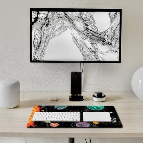 Gaming Mouse Pad, Outer Wilds System Mouse Pad 11.8x23.6 Inch Large Extended Computer Mouse Mat Keyboard Full Desk Mousepad for Gaming, Office, Home - color: style-21, size: 11.8 x23.6-Inch