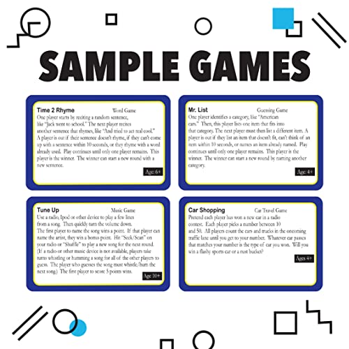 Games on the Go by Continuum Games - Portable Roadtrip Family Games to Challenge and Entertain for 2+ players , Blue | Challenge and Entertain, Great for Road Trips and Travel