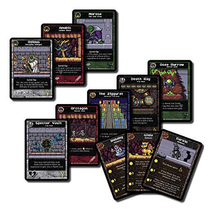 Brotherwise Games Boss Monster: Vault of Villains Expansion, 2 to 6 Players | ages 13+, Upgrade your dungeon by hiring one of 15 all-new Minibosses!, New Bosses, Spells, and more!