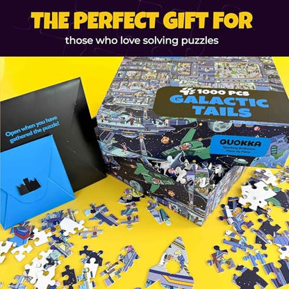 1000 Piece Puzzle for Adults – 3 Jigsaw Puzzles for Adults 1000 Pieces | Stunning Scenic Animal Puzzles Set in Premium Box Packaging — Knightly Cats, Animal Bash, Cruise Vistas — Fun Challenges - color: Set 3x