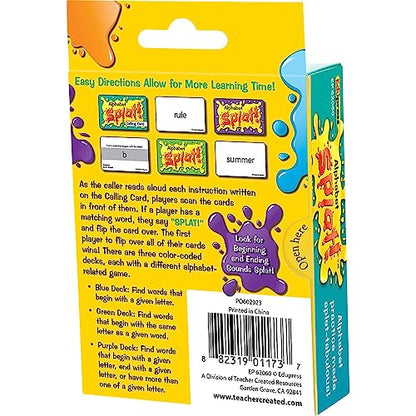 Teacher Created Resources Alphabet Splat™ Game Grades PreK-1 (EP62060)
