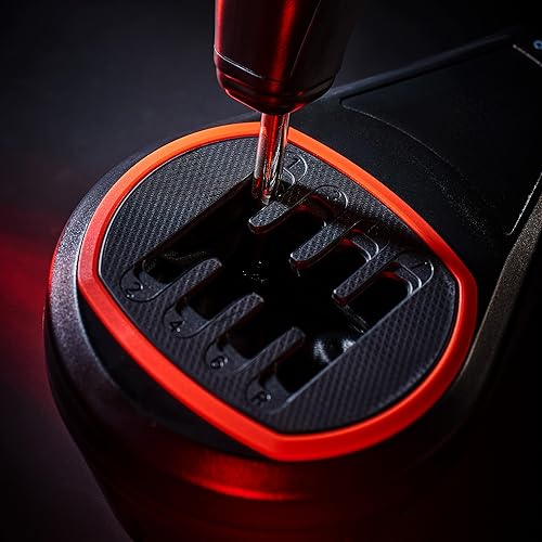 Thrustmaster TH8S Sim Racing Gear Shifter Add-On - PS5, XBOX & PC | H-pattern, 7 gears plus reverse, metal lever, works with Thrustmaster wheels, for rally, F1, NASCAR, farming and racing games