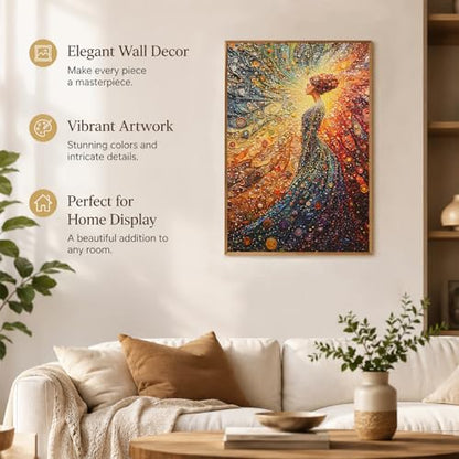 Jigsaw Puzzles for Adults 1000 Pieces Impossible Hard Difficult Challenging Puzzles for Adults 1000pc Puzzles The Woman in Meditation Jigsaw Puzzle 1000 Pieces 28 x 20 inch