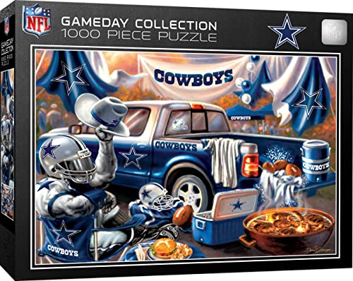 MasterPieces - 1000 Piece Jigsaw Puzzle, NFL Dallas Cowboys, Fun for Adults and Family, Non-Glare Finish, 19.25"x26.75" - style: Dallas Cowboys