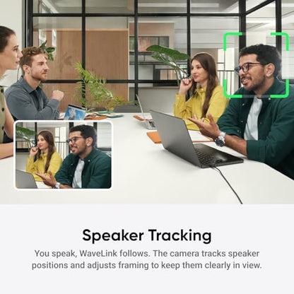 Insta360 WaveLink - 4K Conference Room Speakerphone and Camera, Speaker Tracking, 5m 360° Voice Pickup, Noise Reduction, AI Transcription and Summaries, Plug & Play, Works with Zoom, Teams - color: Arctic White, style: WaveLink Bundle