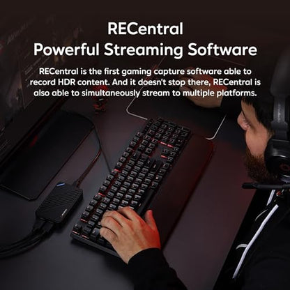 AVerMedia Live Gamer Ultra GC553 – 4K60 HDR Pass-Through, 4K30 Capture, Low Latency for Xbox Series X/S, PS5, Switch, Windows 11/macOS 10.13