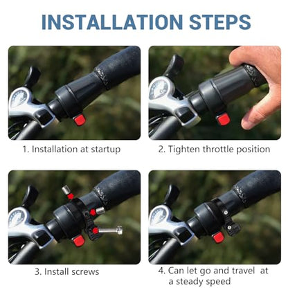 Canitu Thumb Throttle Adapter,E-Bike Throttle Adapter Attachment Drive Conversion Kits Replacement for Rad, for Lectric, for Pedego, for Himiway, for Magicycle, for Electric Bike