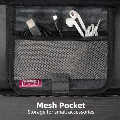 Skull & Co. MaxCarry Hard Carrying Case for Steam Deck, ROG Ally & other Gaming Handhelds-Black