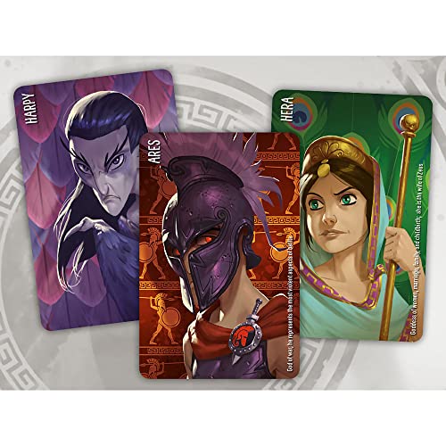 Horrible Guild Similo Myths: A Fast-Playing Family Card Game - Guess The Secret Mythical Character, 1 Player is The Clue Giver & Others Must Guess The Character, 2-8 Players, Ages 8+, 20 min - style: Myths
