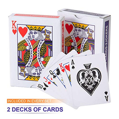 Poker Chip Set - 200PCS Poker Chips with Aluminum Case, 11.5 Gram Chips for Texas Holdem Blackjack - style: 200pcs