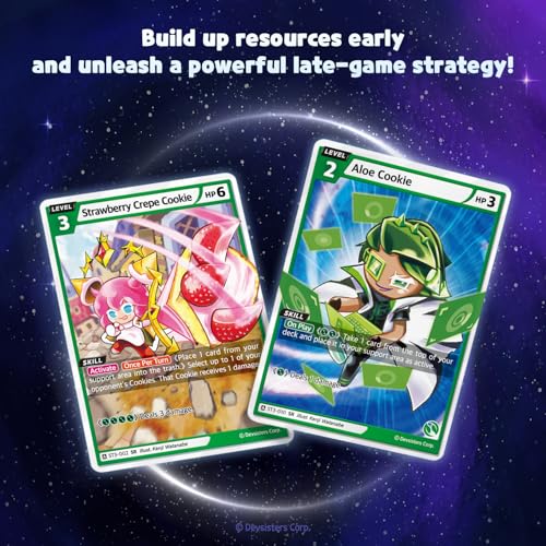 CookieRun Trading Card Game: Starter Deck Green | 2 Player Competitive TCG | 20 Minutes | Includes 60 Cards - style: Green