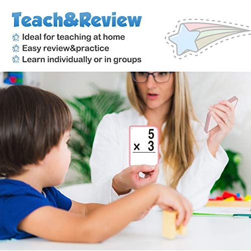 Multiplication Flash Cards for 3rd Grade – 175 Math Flash Cards – Times Table Flash Cards – All Facts 0-12 Color Coded – Multiplication Games, 1st 2nd 4th 5th 6th Grade - style: Multiplication Flash Cards