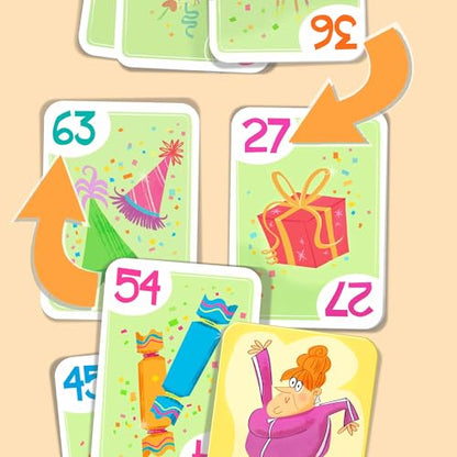 Melon Rind Jump 9, Math Game for Kids Learning Multiples of 9, Lively, Fun Card Game, Quick Activity for Boosting Math Confidence, Screenless Fun, Ages 8+ - style: Multiples of 9