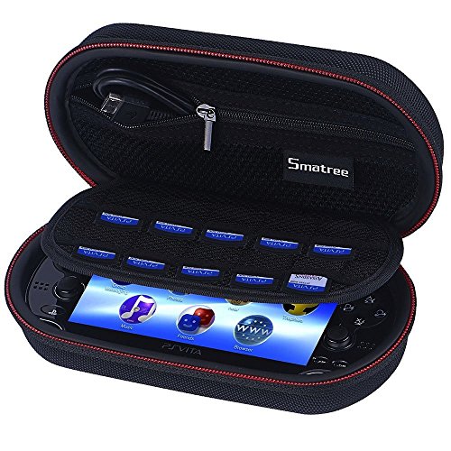 Smatree P100 Carrying Case for PS Vita | Compatible for PS Vita Slim,PSP 3000(Without Cover) (Not Fit with PS Vita PCH 2000!)(Console and Accessories NOT Included)