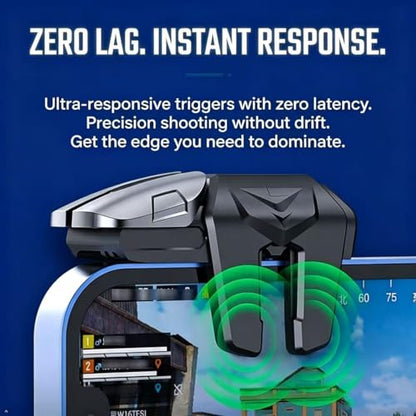 PUBG Mobile Triggers 13 in 1 Combo, 4 Gaming Triggers Mobile Phone Game Controller for PUBG/Knives Out/Call of Duty/Rules of Survival, Aim & Fire Trigger for iPhone & Android Phone (Boy) | L2R2 gaming trigger, compatible with iPhones & Android Cell Phones