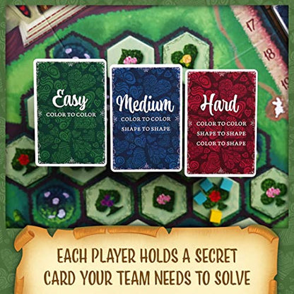 Paint the Roses Board Game | Cooperative Alice in Wonderland Deduction Game | 2-5 Players | Age 11+ | 60 Min