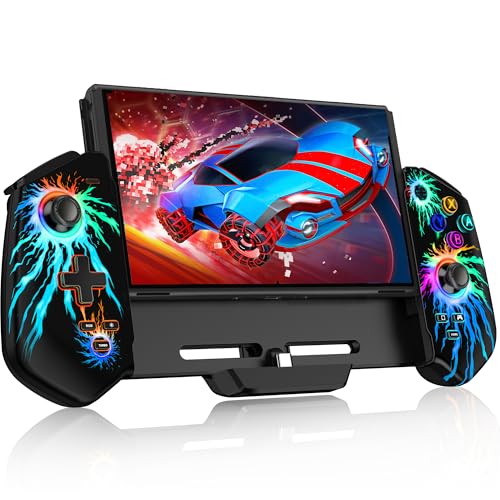 CYOYPPY Joypad Controller for Nintendo Switch/OLED, Wired Switch Pro Controllers with Hall Joystick, One-Piece Switch Controller Replacement Handheld Mode, Switch Remote with Turbo