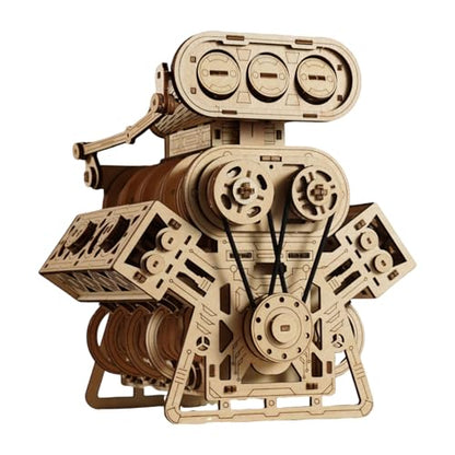 V8 Engine 3D Puzzle Model Engine Kit for Adult, 3D Puzzles for Adults | V8 Model Engine Kit with Working Motor, Building Kits Hobbies for Men, Gift for Men & Teen