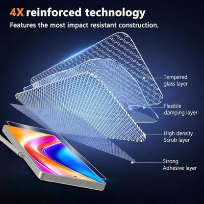 JZG 3 Pack for S25 Ultra Tempered Glass Screen Protector | Fast Alignment Tool, Fingerprint Compatible, Anti Scratch, High Clarity, Bubble Free - size: For Samsung Galaxy S25 Ultra