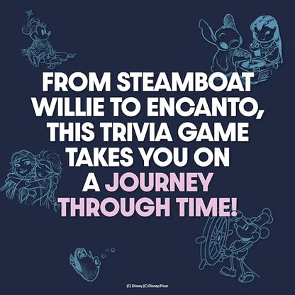Disney Trivia Board Games for Family Night, Travel Games, Strategy Game, 6+ | Disney Toys, Family Game Night, Travel Games, Screen-Free, Holiday Game, Kids Board Game, Strategy Games
