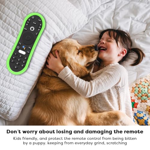 Silicone Case for TiVo Stream 4K Remote, Anti-Slip Shockproof Protective Cover for TiVo Stream Remote Controller Sleeve Protector Skin (Glow Green) - color: Glow Green