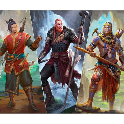 Funforge: Monumental Duel - Exploration - Civilization Deck-Building Board Game, Strategy Game, Combine Or Standalone, Ages 10+, 2 Players, 60-90 Min - style: Exploration