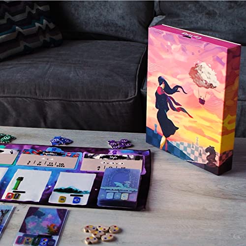 Canvas Board Game – Strategic Card Crafting Game for 1–5 Players | Create stunning works of art with Canvas using innovative transparent cards.