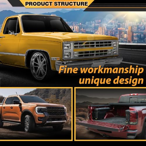 CNNELL Hood Insulation Pad Compatible with Chevy GMC Pickup Truck Jimmy Suburban 1981-1987 Black - style: 1981-1987 Chevy/GMC