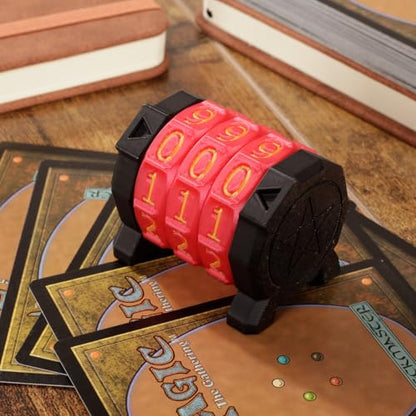 MTG Life Counter Wheel Health Tracker Gradient Game Counter for Board Game Compatible Table top Games with Magic Card Game Accessories CCG Creature Stats (Red) - color: Red