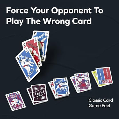 Allplay Slambo Card Game for Adults and Families - Hand Management Game of Keeping Balance - Play Your Cards Right and Don't Get Slammed - 5 Min 2-4 Players Ages 6+