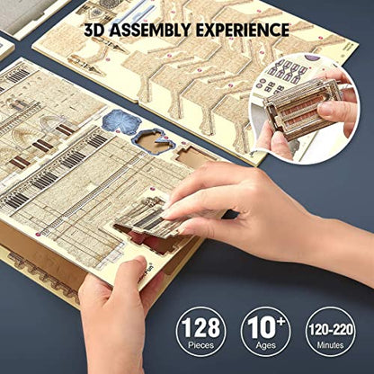 CubicFun 3D Puzzles for Adults Notre Dame de Paris Model Kits 128 Pieces, Puzzle for Kids Ages 8-14 Arts and Crafts Birthday Gifts for Kid Ages 8-12 - style: Notre Dame de Paris | National Geographic