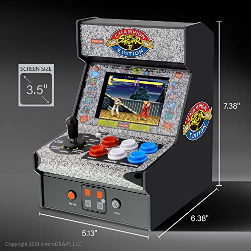 My Arcade Street Fighter 2 Champion Edition Video Game: Mini Arcade Machine, Arcade Version - style: Street Fighter