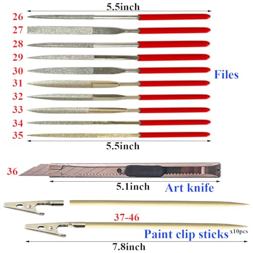 Model DIY Tool Kit, Professional Gundam Craft Building Repairing Tool Set, Dollhouse Miniature Hobby Gunpla Building or Handmade Hobby Craft Tools Set