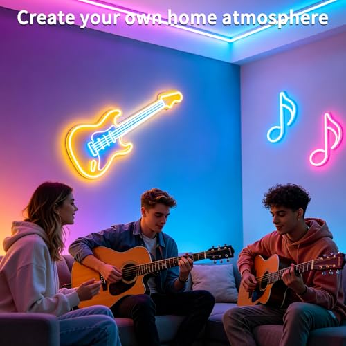 segrass 66ft RGB LED neon Rope Lights LED neon Strip Lights Waterproof Flexible Neon LED Strip Lights,Led Lights for Bedroom - size: 66FT