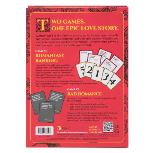 Adult Party Game of Unhinged Choices for Book Lovers & Friends