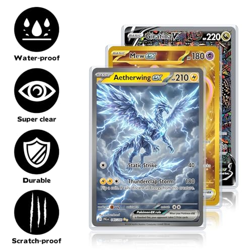 Rainmae 30 Pack 5.4" x 7.5" Jumbo Card Sleeves, Rigid Photocard Protectors for Oversized Trading Cards Sheet Protectors, Paper Sleeves Jumbo Sports Cards Sleeves Hard Plastic Document Holder Protector - size: 5.4" x 7.5"(30 Pcs)
