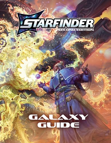Starfinder Galaxy Guide Hardcover, Map and 6 Alien Ancestries | Complete Setting Guide, Second Edition for Tabletop RPG